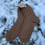 Alpakų vilnos kojinės