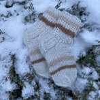 Alpakų vilnos kojinytės kūdikiui